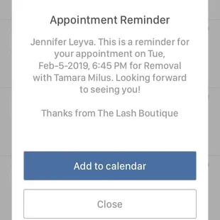 Notice the time on my phone vs the time of my appointment