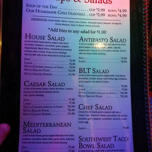 Menu page 5