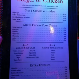 Menu page 6
