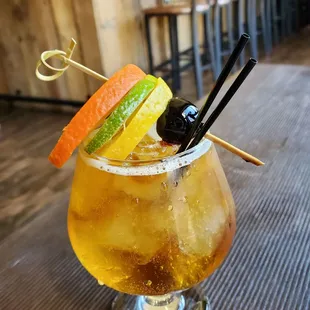 Pimms Cup cocktail. So light and refreshing.