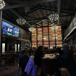 Wall of liquor. Cool.