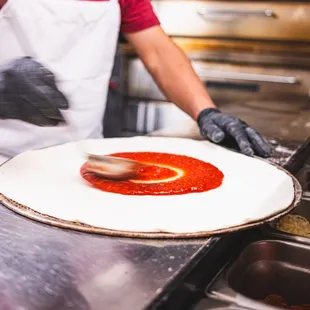 Sauce made from regionally grown tomatoes! Keep it local as best we can.