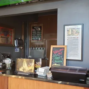 Cashier area