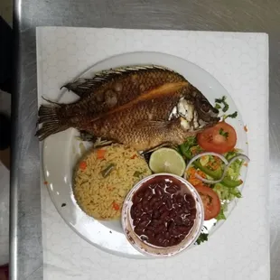 Pescado frito