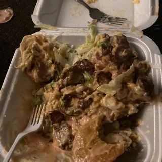 Carne Frita con Tostones