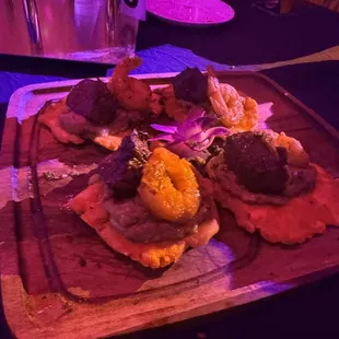 Surf &amp; Turf Tostones