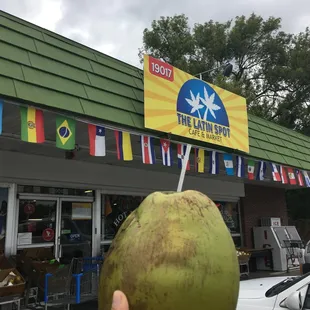 Fresh and cold Coconut water