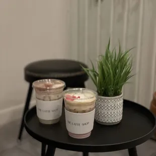 Creme De Strawberry and TLS Latte