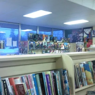 Books and more! And snow outside!