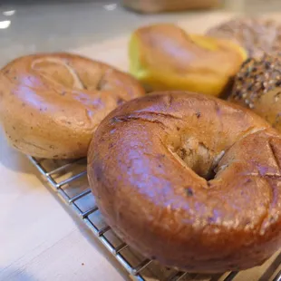 Cinnamon raisin bagel