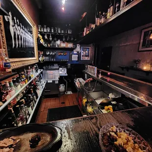 a full view of the kitchen