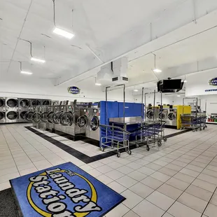 New touch screen washers and dryers at The Laundry Station in Wichita Kansas