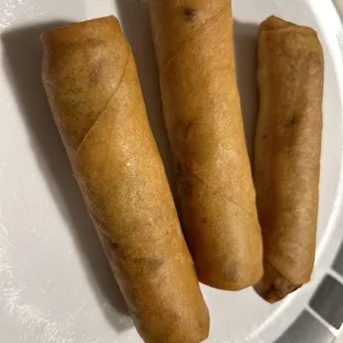 Eggrolls are delicious.