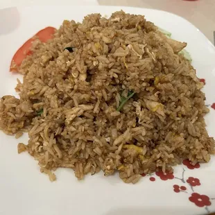 Thai basil fried rice with chicken