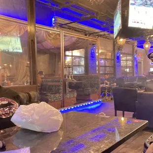 a man and a woman sitting at a table