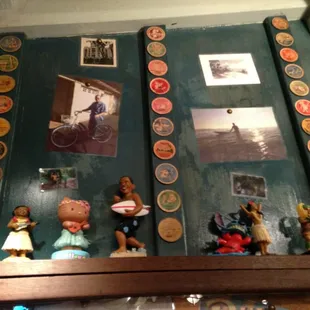 Pogs on the wall