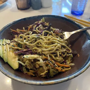 Thai noodle lunch entree