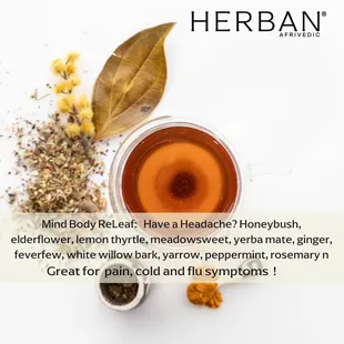 a cup of tea with herbs
