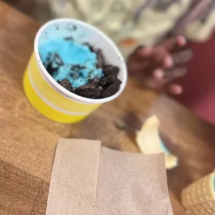 Cookie Monster ice cream