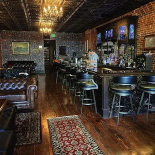 Very classic interior.