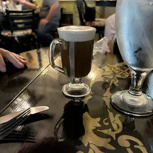Double Espresso with sweet cold foam