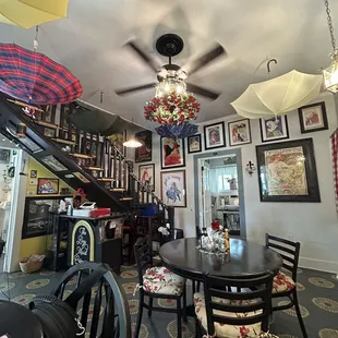the dining area