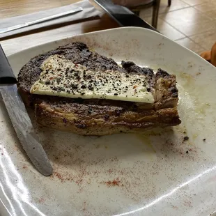 Ribeye with Gorgonzola