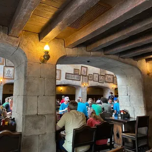 people sitting at tables