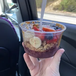 Açaí bowl with everything on it ;)