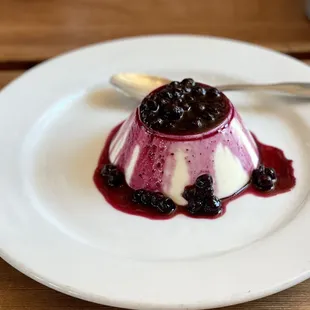 Blueberry Panna Cotta