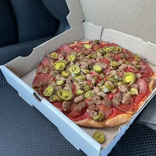 pizza, food
