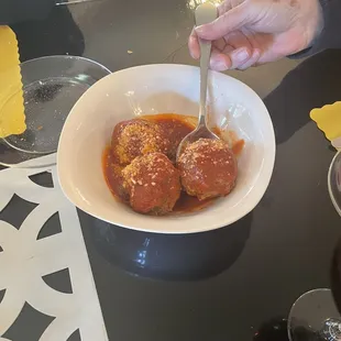 Homemade meatballs