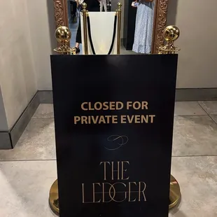 Our private room was behind his mirror!