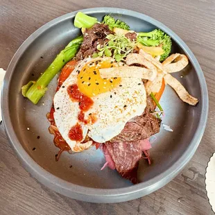 Bibimap steak