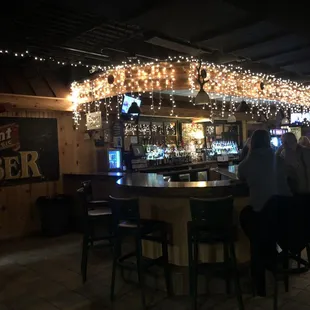 people sitting at the bar