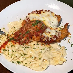 Red &amp; White Chicken Parmesan