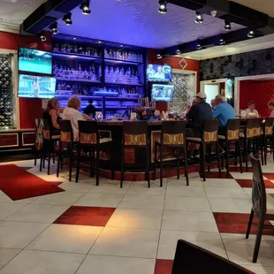 Here is a photo of the bar area.