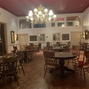 the interior of the restaurant