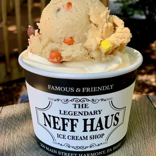 a scoop of ice cream