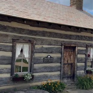 Log cabin next door to Neff Haus.
