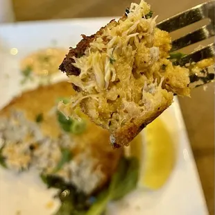 Nice and meaty Crabcakes