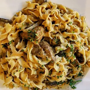 Beef stroganoff