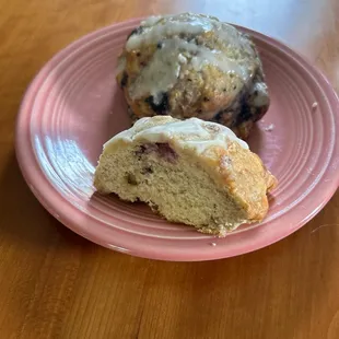 Sad, dry, and clearly day old scones for $6 each