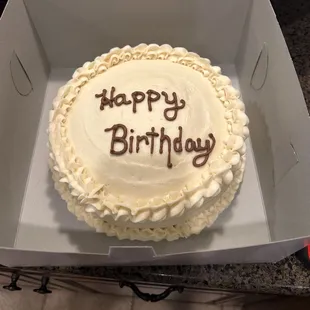 Brown frosting with no sprinkles does not scream "celebration."