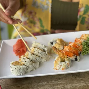 Dig in, let&apos;s start with the Mexican roll.