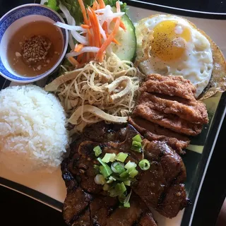 Grilled Pork Chops Rice