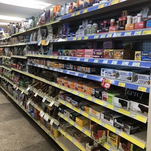 a supermarket aisle
