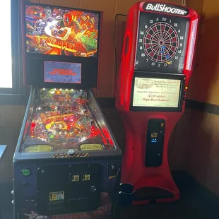 Pinball and darts