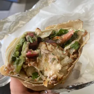 Fried Cauliflower Wrap
