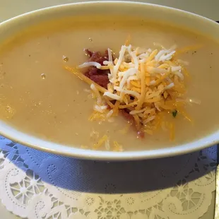 Potato leek soup